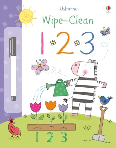 123 (Usborne Wipe Clean Books)