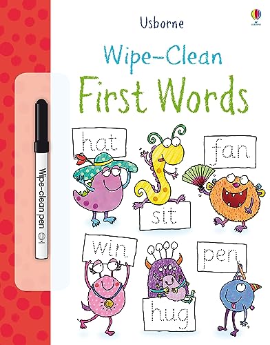 Wipe Clean First Words (Usborne Wipe Clean Books) von Usborne Publishing Ltd