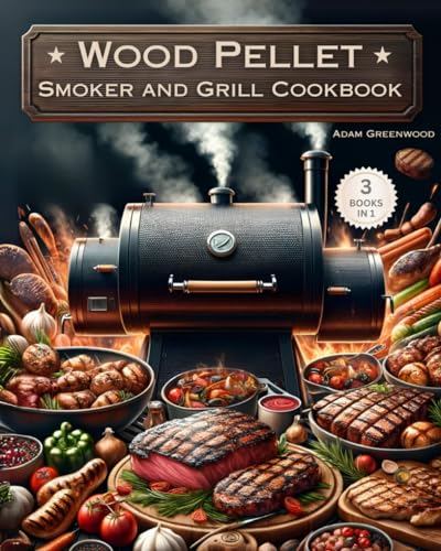 Wood Pellet Smoker and Grill Cookbook: 3 Books in 1: Recipes and Techniques for Smoking and Grilling Meats, Fish and Vegetable for the Most Flavorful, ... Delicious Barbecue + My Favorite Recipes Book