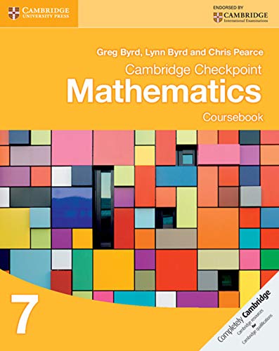 Cambridge Checkpoint Mathematics Coursebook 7 (Cambridge International Examinations)