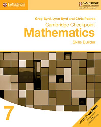 Cambridge Checkpoint Mathematics Skills Builder Workbook 7 von Cambridge University Press