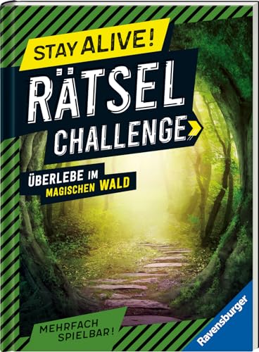 Ravensburger Stay alive! Rätsel-Challenge - Überlebe im magischen Wald - Rätselbuch für Gaming-Fans ab 8 Jahren Ravensburger Stay alive! Rätsel-Challenge - Überlebe im magischen Wald - Rätselbuch für Gaming-Fans ab 8 Jahren