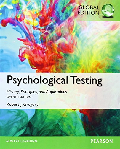 Psychological Testing: History, Principles, and Applications, Global Edition von Pearson