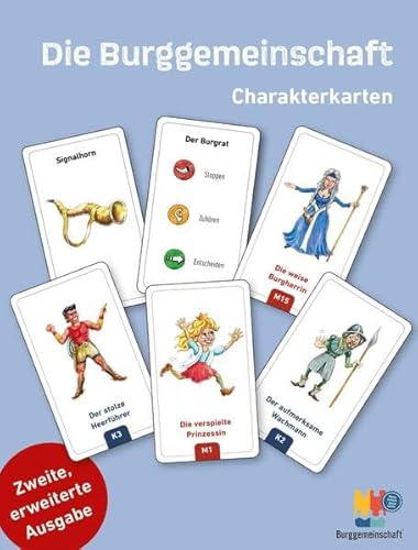 Die Burggemeinschaft - Charakterkarten: Mit Anleitung