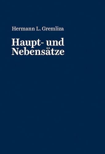 Haupt- und Nebensätze (Konkret Texte) von Konkret Literatur Verlag