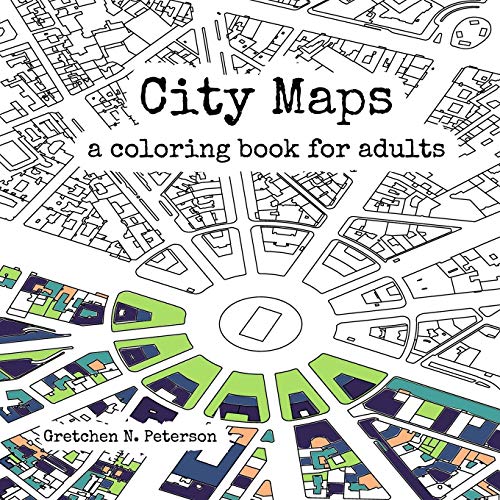 City Maps: A coloring book for adults von Petersongis
