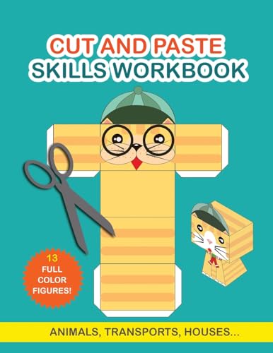 Cut and Paste Skills Workbook: Activity Book for Kids. Childrens Activity Books. Scissor Cutting Activities Cut and Paste Skills Workbook: Activity Book for Kids. Childrens Activity Books. Scissor Cutting Activities von Grete Books