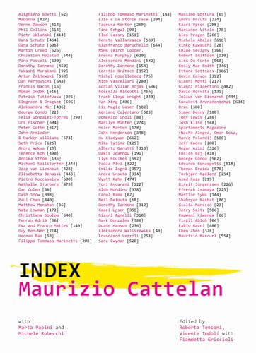 Maurizio Cattelan: Index (Grandi libri illustrati) Maurizio Cattelan: Index (Grandi libri illustrati)