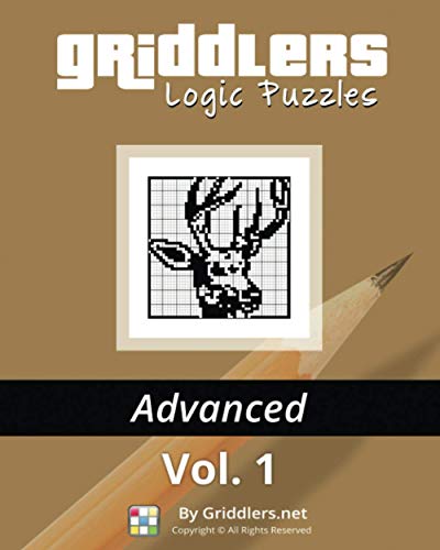 Griddlers Logic Puzzles Advanced Vol. 1 von Griddlers.Net