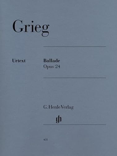 Ballade op. 24: Besetzung: Klavier zu zwei Händen (G. Henle Urtext-Ausgabe) von HAL LEONARD