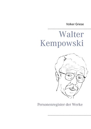 Walter Kempowski: Personenregister der Werke von Books on Demand