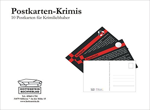 Postkartenkrimis: 10 Postkarten für Krimiliebhaber