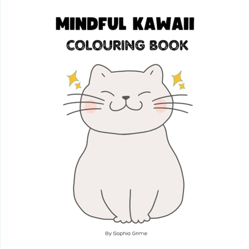 Mindful Kawaii Colouring Book von Independently published