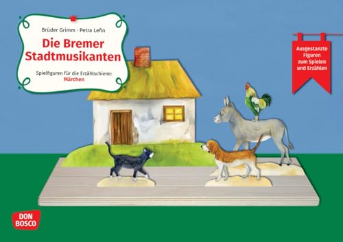 Die Bremer Stadtmusikanten. Erzählschienen-Figurenset: Ausgestanzte Spielfiguren und Skript. Sprachförderung in Kindergarten und Grundschule. Das ... (Spielfiguren für die Erzählschiene: Märchen) Die Bremer Stadtmusikanten. Erzählschienen-Figurenset: Ausgestanzte Spielfiguren und Skript. Sprachförderung in Kindergarten und Grundschule. Das ... (Spielfiguren für die Erzählschiene: Märchen)