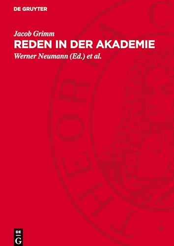 Reden in der Akademie von De Gruyter