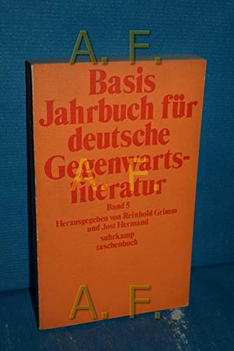 Basis Jahrbuch für deutsche Gegenwartsliteratur Band 5.