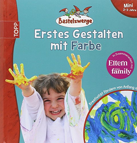 Bastelzwerge Mini - Erstes Gestalten mit Farbe