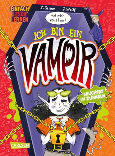 Hol mich raus hier! Ich bin ein Vampir!: Einfach Lesen Lernen | Befreie Vampirmädchen Vila aus diesem Buch! Interaktives Kinderbuch zum Mitmachen für Leseanfänger*innen ab 6 Jahren von Carlsen