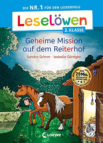 Leselöwen 2. Klasse - Geheime Mission auf dem Reiterhof: Die Nr. 1 für den Leseerfolg - Mit Leselernschrift ABeZeh - Erstlesebuch für Kinder ab 7 Jahren von LOEWE