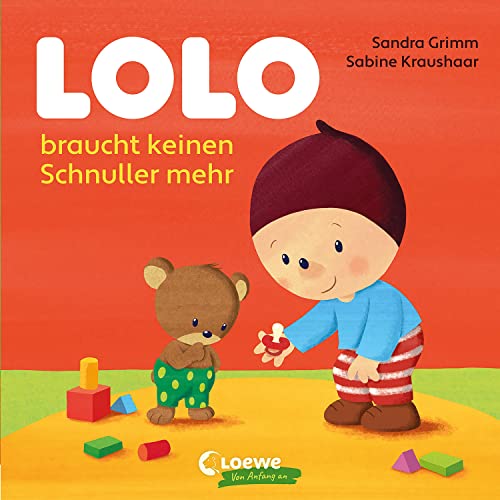 Lolo braucht keinen Schnuller mehr: Pappbilderbuch für Kleinkinder ab 18 Monate - Starke Kontraste fördern die Wahrnehmung