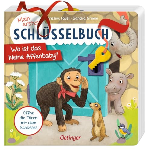 Mein erstes Schlüsselbuch. Wo ist das kleine Affenbaby?: Spielbuch mit Schlüssel und Türklappen zum Öffnen für Kinder ab 2 Jahren Mein erstes Schlüsselbuch. Wo ist das kleine Affenbaby?: Spielbuch mit Schlüssel und Türklappen zum Öffnen für Kinder ab 2 Jahren
