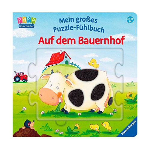 Mein großes Puzzle-Fühlbuch: Auf dem Bauernhof