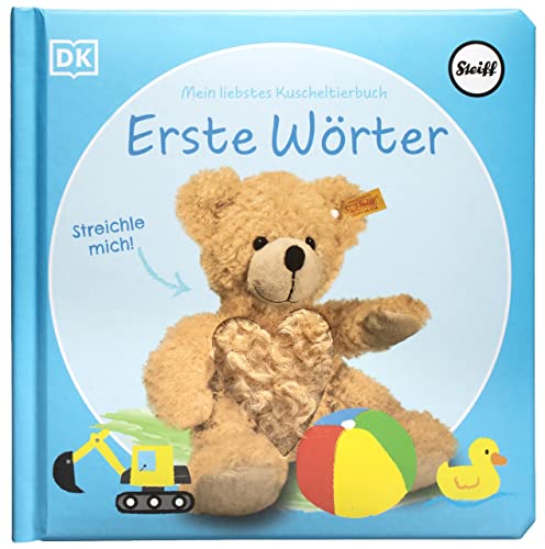 Mein liebstes Kuscheltierbuch. Erste Wörter: Pappbilderbuch mit Fühlelementen und Fotos von Steiff Tieren für Kinder ab 6 Monaten Mein liebstes Kuscheltierbuch. Erste Wörter: Pappbilderbuch mit Fühlelementen und Fotos von Steiff Tieren für Kinder ab 6 Monaten von DK
