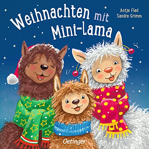 Weihnachten mit Mini-Lama: Lustiges Pappbilderbuch für Kinder ab 2 Jahren