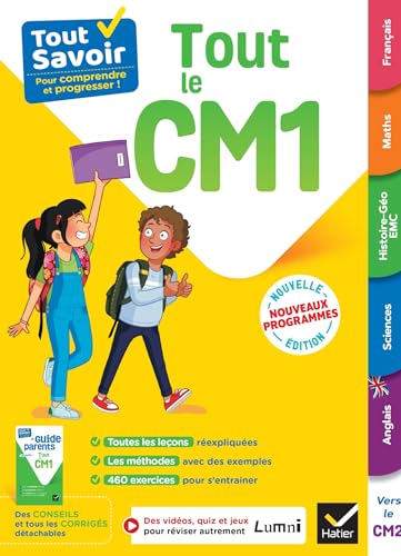 Tout Savoir CM1 - Tout-en-un - Nouveaux Programmes: leçons, méthodes et exercices dans toutes les matières von HATIER