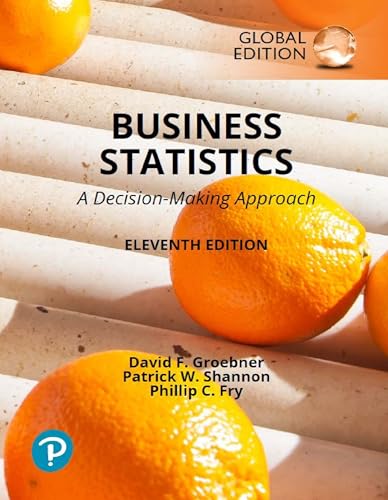 Business Statistics: A Decision Making Approach, Global Edition von Pearson Education Limited