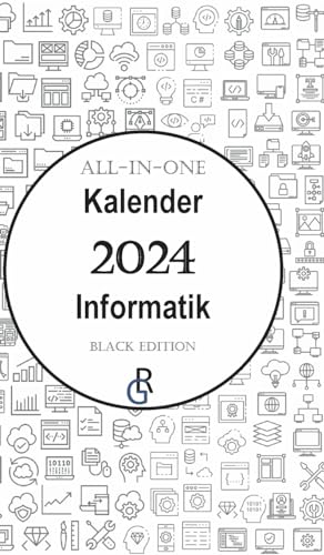 All-In-One Kalender Informatik: Black Edition | Geschenkidee für Informatiker 2024