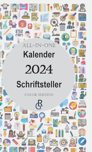 All-In-One Kalender Schriftsteller: Color Edition | Geschenkidee für Schriftsteller 2024