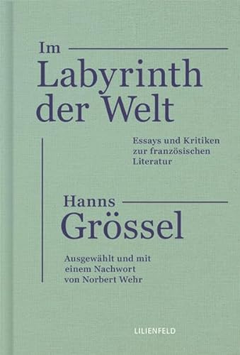 Im Labyrinth der Welt: Essays und Kritiken zur französischen Literatur (Schriftenreihe der Kunststiftung NRW: Literatur) von Lilienfeld Verlag