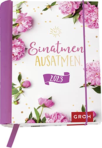 Einatmen. Ausatmen. 2023: Wochenkalender mit 12 Postkarten (Terminplaner für die Handtasche) von Groh Verlag