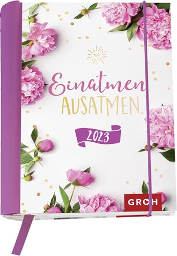 Einatmen. Ausatmen. 2023: Wochenkalender mit 12 Postkarten (Terminplaner für die Handtasche)