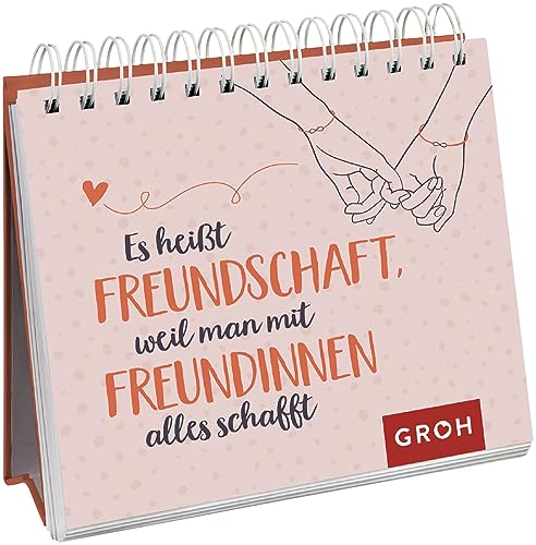 Es heißt Freundschaft, weil man mit Freundinnen alles schafft: Schöner Aufsteller als kleines Geschenk für die beste Freundin Es heißt Freundschaft, weil man mit Freundinnen alles schafft: Schöner Aufsteller als kleines Geschenk für die beste Freundin