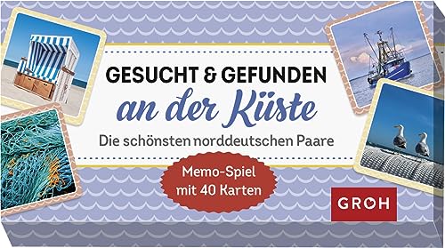 Gesucht & gefunden an der Küste - die schönsten norddeutschen Paare: Memo-Spiel mit 40 Karten (Regionale Memo-Spiele)
