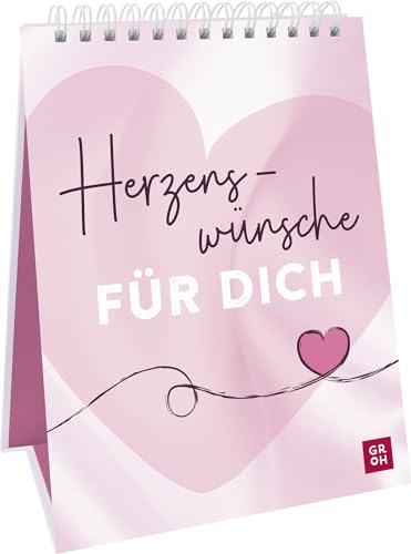 Herzenswünsche für dich: Aufsteller im Hochformat mit Herzenswünschen für die beste Freundin, Mutter, Geschwister und andere Lieblingsmenschen