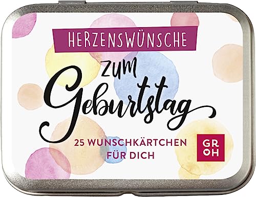 Herzenswünsche zum Geburtstag: 25 kleine Wunschkärtchen für dich | Geburtstagswünsche für Freundin, Mutter oder Schwester | Kleines persönliches Geschenk Herzenswünsche zum Geburtstag: 25 kleine Wunschkärtchen für dich | Geburtstagswünsche für Freundin, Mutter oder Schwester | Kleines persönliches Geschenk