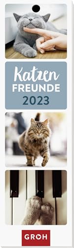 Katzenfreunde 2023: Lesezeichenkalender von Groh Verlag