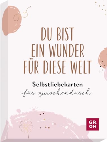 Du bist ein Wunder für diese Welt - Selbstliebekarten für zwischendurch: Kartenset mit 50 Karten zum Thema Selbstliebe | mit Goldfolie veredelt Du bist ein Wunder für diese Welt - Selbstliebekarten für zwischendurch: Kartenset mit 50 Karten zum Thema Selbstliebe | mit Goldfolie veredelt