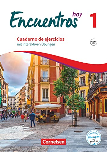 Encuentros - Método de Español - Spanisch als 3. Fremdsprache - Ausgabe 2018 - Band 1: Cuaderno de ejercicios mit interaktiven Übungen online - Mit Audios online
