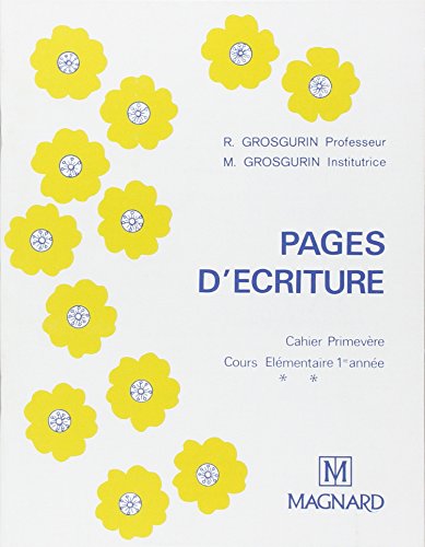 Cahier plume : primevère CE1: Cahier primevère Cahier plume : primevère CE1: Cahier primevère von MAGNARD