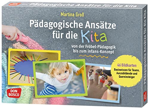 Pädagogische Ansätze für die Kita von der Fröbel-Pädagogik bis zum infans-Konzept: 46 Bildkarten: Basiswissen für Teams, Auszubildende und ... Teamentwicklung & Qualitätsmanagement) von Don Bosco