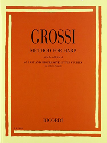 Method for Harp with the addition of 65 easy and progressive little studies by Ettore Pozzoli von Ricordi