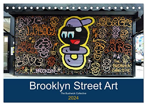 Brooklyn Street Art (Tischkalender 2024 DIN A5 quer), CALVENDO Monatskalender