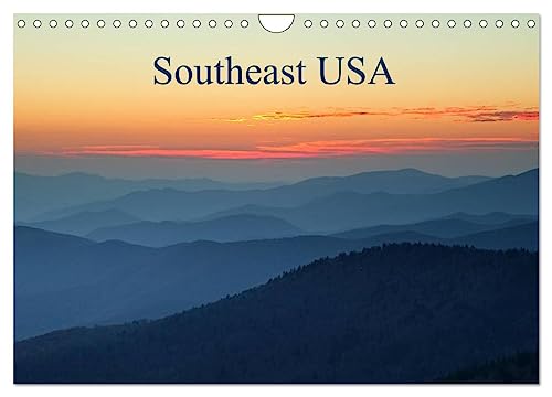 Southeast USA (Wall Calendar 2025 DIN A4 landscape), CALVENDO 12 Month Wall Calendar: Photos of coasts, mountains, lighthouses and cities of the Southeast von Calvendo