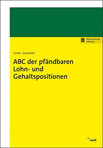 ABC der pfändbaren Lohn- und Gehaltspositionen von NWB Verlag