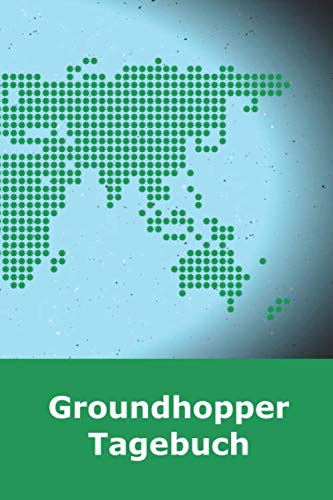 Groundhopper Tagebuch: Alle Stadion-Besuche in das Busch selber eintragen | Motiv Weltkarte | Geschenk für Groundhopping-Begeisterte | 120-Seiten im A5-Format | Blick ins Buch nutzen!