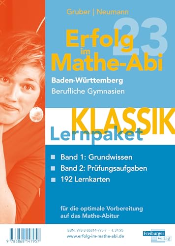 Erfolg im Mathe-Abi 2023 Lernpaket 'Klassik' Baden-Württemberg Berufliche Gymnasie von Freiburger Verlag